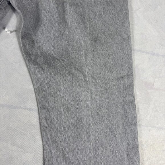 Levis 501 Mens Straight Leg Jeans Gray Button Fly 5-Pocket Outdoor Size 38x30 - Picture 8 of 16